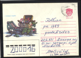 RUSSIA USSR Stationery USED ESTONIA AMBL 1303 VIRU-JAAGUPI Happy New Year - Non Classés