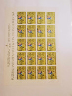 1974 Fussballweltmeisterschaft Bogen Postfrisch Bogen Ersttagsstempel - Cartas & Documentos