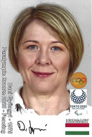 HUNGARY - ORIG.AUTOGRAPH - DANI GYÖNGYI - 8 X PARALYMPIC SILVER & BRONZE MEDAL - FENCING - Sportspeople