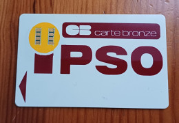 TRES ANCIENNE CARTE A PUCE PHILIPS IPSO PREMIERS TESTS BANCAIRES TRES BON ETAT !!! - Cartes Bancaires Jetables