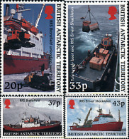 63654 MNH ANTARTIDA BRITANICA 2000 BARCOS OCEANOGRAFICOS Y DE ABASTECIMIENTO - Nuevos