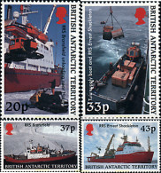 63654 MNH ANTARTIDA BRITANICA 2000 BARCOS OCEANOGRAFICOS Y DE ABASTECIMIENTO - Unused Stamps