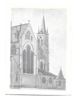 Eke Sint Amanduskerk Tekening Germain Van Den Bossche Htje - Deinze