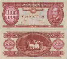 Hungary 100 Forint 1984 P-171g  Banknote Europe Currency Hongrie Ungarn #5206 - Hongrie