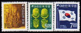 1968. COREE SOUTH. Country Symbols Complete Set. Never Hinged. (Michel 605-607) - JF538991 - Corée Du Sud