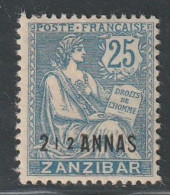 ZANZIBAR - N°51 * (1902-03) - Neufs