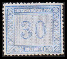 1872. DEUTSCHE REICHS-POST. Freimarken Für Den Innendienst: Ziffern. 30 GROSCHEN. Nice Stamp H... (Michel 13) - JF539052 - Neufs