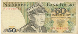 BANCONOTA POLONIA 50 VF (HB799 - Pologne