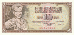 BANCONOTA JUGOSLAVIA 10 UNC (HB861 - Yougoslavie