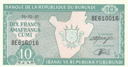 BANCONOTA BURUNDI 10 UNC (HB932 - Burundi