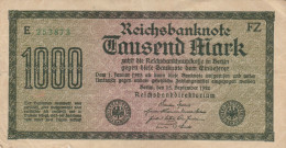 BANCONOTA GERMANIA 1000 1922 VF (HB488 - 10000 Mark