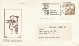 LETTERA GERMANIA 1982 HERMANN SIEGER (HB281 - Briefe U. Dokumente