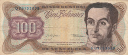 BANCONOTA VENEZUELA 100 XF (HB762 - Venezuela