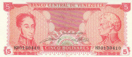 BANCONOTA VENEZUELA 5 UNC (HB761 - Venezuela