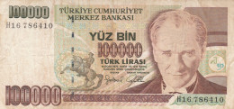 BANCONOTA TURCHIA 100000 EF (HB869 - Turquie