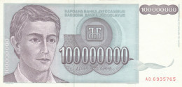 BANCONOTA JUGOSLAVIA 100000000 (HB584 - Yougoslavie