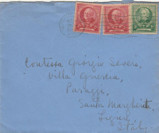 LETTERA 1940 DA STATI UNITI DIRETTA ITALIA ARRIVO SANTA MARGERITA LIGURE  (HB1029 - Andere & Zonder Classificatie