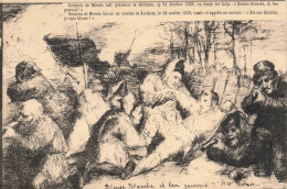 BELGIQUE - Frederik De Mérode Blessé Au Combat De Berchem, Le 24 Octobre 1830.. - Carte Postale Ancienne - Otros & Sin Clasificación