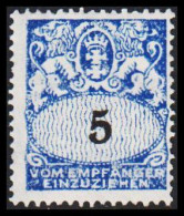 1923. DANZIG. PORTOMARKE. 5 (Pf.) Hinged.
 - JF539129 - Portomarken