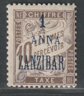 ZANZIBAR - TAXE : N°2 * (1897) Taxe Surchargé - Nuevos