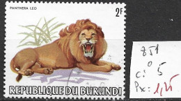 BURUNDI 851 Oblitéré Côte 5 € - Used Stamps