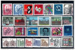 LOTTO FRANCOBOLLI USATI USED STAMPS LOT GERMANIA FEDERALE GERMANY FED. BUNDESPOST ('50s-'60s) - 1959-1980