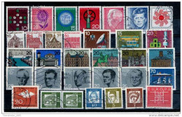 LOTTO FRANCOBOLLI USATI USED STAMPS LOT GERMANIA FEDERALE GERMANY FED. BUNDESPOST ('50s-'60s) - 1959-1980