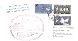 480 - 26 - Enveloppe Expéditon Antarctique FS Waléther Herwig 1976 - Bel Affranchissement - Zuid-Georgia