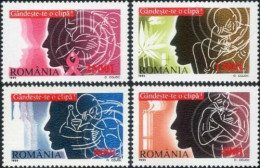 ROMANIA - 1999 - 4v - MNH - Smoking - Alcoholism - Drugs - AIDS - Tabagisme - Alcoolisme - Drogues - SIDA - Health - Drugs