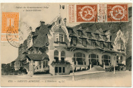 BELGIQUE , SAINTE ADRESSE -  Postes Belges, 1915, Cachet Le Havre Spécial Du 1/01/1915 - Autres & Non Classés