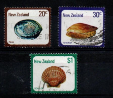 # NUOVA ZELANDA NEW ZEALAND - 1979 - Shells Conchiglie - 3 Used Stamps - Gebruikt