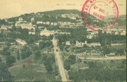 Guerre 14 Cachet Hôpital Militaire Temporaire Grand Hôtel De Grasse 18 10 14 CPA Grasse Vue Générale - Guerra De 1914-18