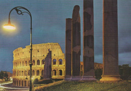 U4566 Roma - Panorama Notturno Del Colosseo O Anfiteatro Flavio - Notte Night Nuit Nacht Noche / Non Viaggiata - Coliseo