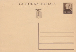 INTERO POSTALE C.30 RSI MAZZINI 1944 -CARTA SPESSA-CAT.LASER 108 (HC102 - Entero Postal