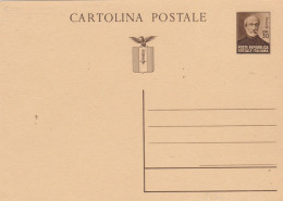 INTERO POSTALE C.30 RSI MAZZINI 1944 -CARTA SPESSA-CAT.LASER 108 (HC101 - Interi Postali