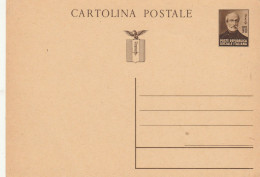 INTERO POSTALE C.30 RSI MAZZINI 1944-CAT.LASER 108 (HC93 - Entiers Postaux