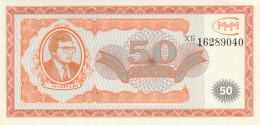 BANCONOTA RUSSIA MAVRODI MMM 50 UNC (HC1783 - Russie