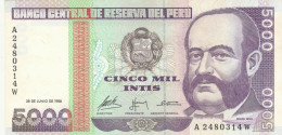 BANCONOTA PERU' 5000 UNC (HC1749 - Pérou