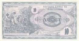 BANCONOTA MACEDONIA 10 UNC (HC1693 - Macédoine Du Nord