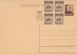 INTERO POSTALE C.30 MAZZINI+4X5 RSI NUOVO (HC785 - Stamped Stationery