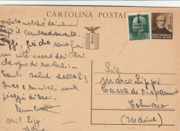 INTERO POSTALE C.30 MAZZINI +25 RSI TIMBRO OMESSO (HC536 - Stamped Stationery