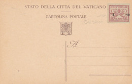 INTERO POSTALE VATICANO L.10 SS C.75 - SS SPOSTATA A DESTRA -NUOVA-1947-CAT.LASER 5 (HC172 - Postal Stationeries