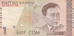 BANCONOTA KYRGYZSTAN 1 VF (HC2068 - Kirgisistan