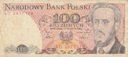 BANCONOTA POLONIA 100 VF (HC2072 - Pologne