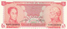 BANCONOTA VENEZUELA 5 UNC (HC2063 - Venezuela