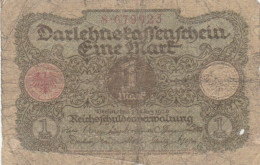 BANCONOTA GERMANIA 1 1920 F (HC1904 - 1 Mark