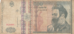 BANCONOTA ROMANIA 500 VF (HC1886 - Roumanie