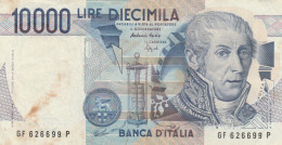 BANCONOTA ITALIA L.10000 BANCA D'ITALIA VOLTA VF (HC1878 - 10.000 Lire