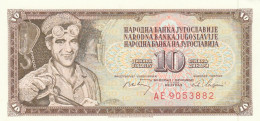 BANCONOTA JUGOSLAVIA 10 AUNC (HC1840 - Yougoslavie