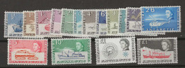 1963 MNH British Antactic Territory, Mi 1-14 + 24 Postfris** - Nuovi